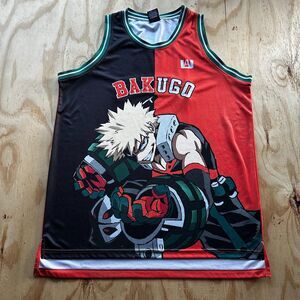 Hot Topic Bakugo My Hero Academia Basketball Jersey - XL